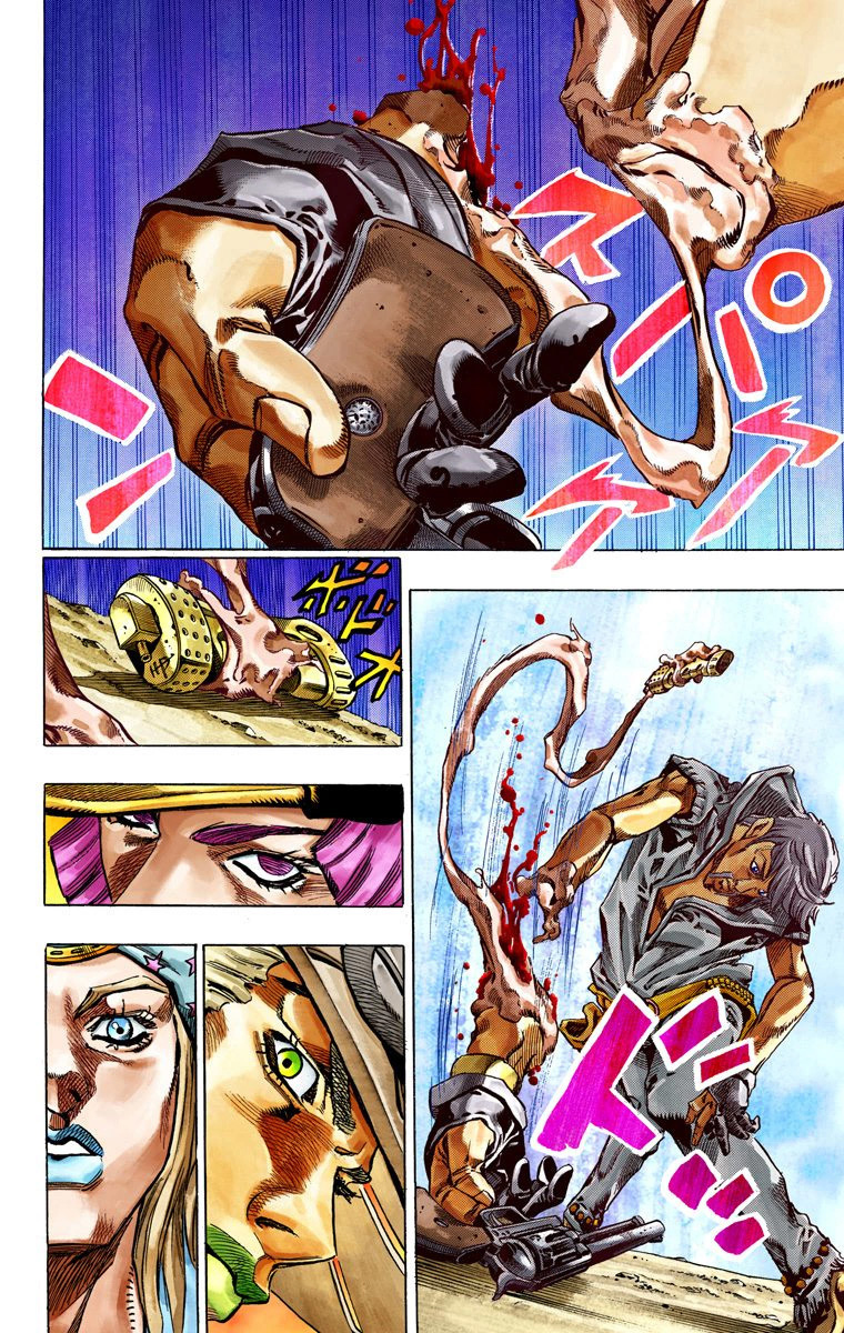 Read JoJo_s Bizarre Adventure Part 7 Steel Ball Run Official Colored FR Manga Online