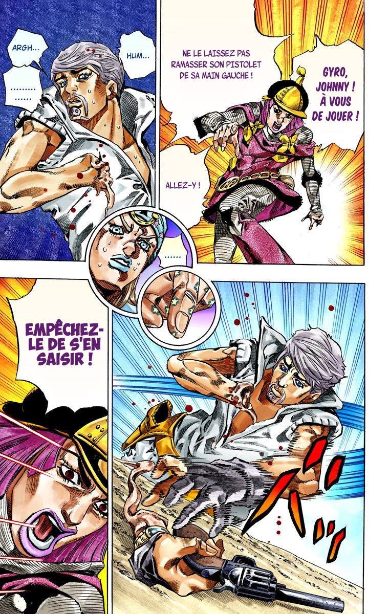 Read JoJo_s Bizarre Adventure Part 7 Steel Ball Run Official Colored FR Manga Online
