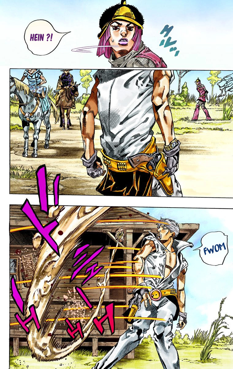 Read JoJo_s Bizarre Adventure Part 7 Steel Ball Run Official Colored FR Manga Online