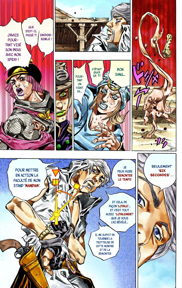 Read JoJo_s Bizarre Adventure Part 7 Steel Ball Run Official Colored FR Manga Online