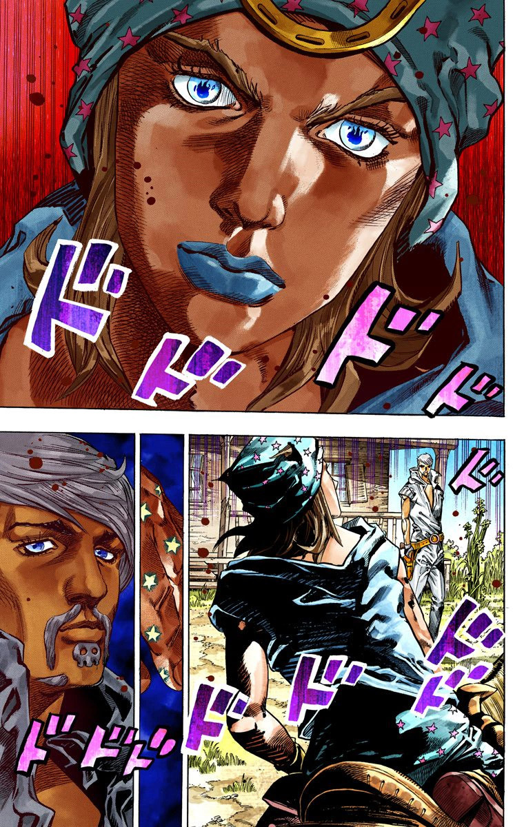 Read JoJo_s Bizarre Adventure Part 7 Steel Ball Run Official Colored FR Manga Online
