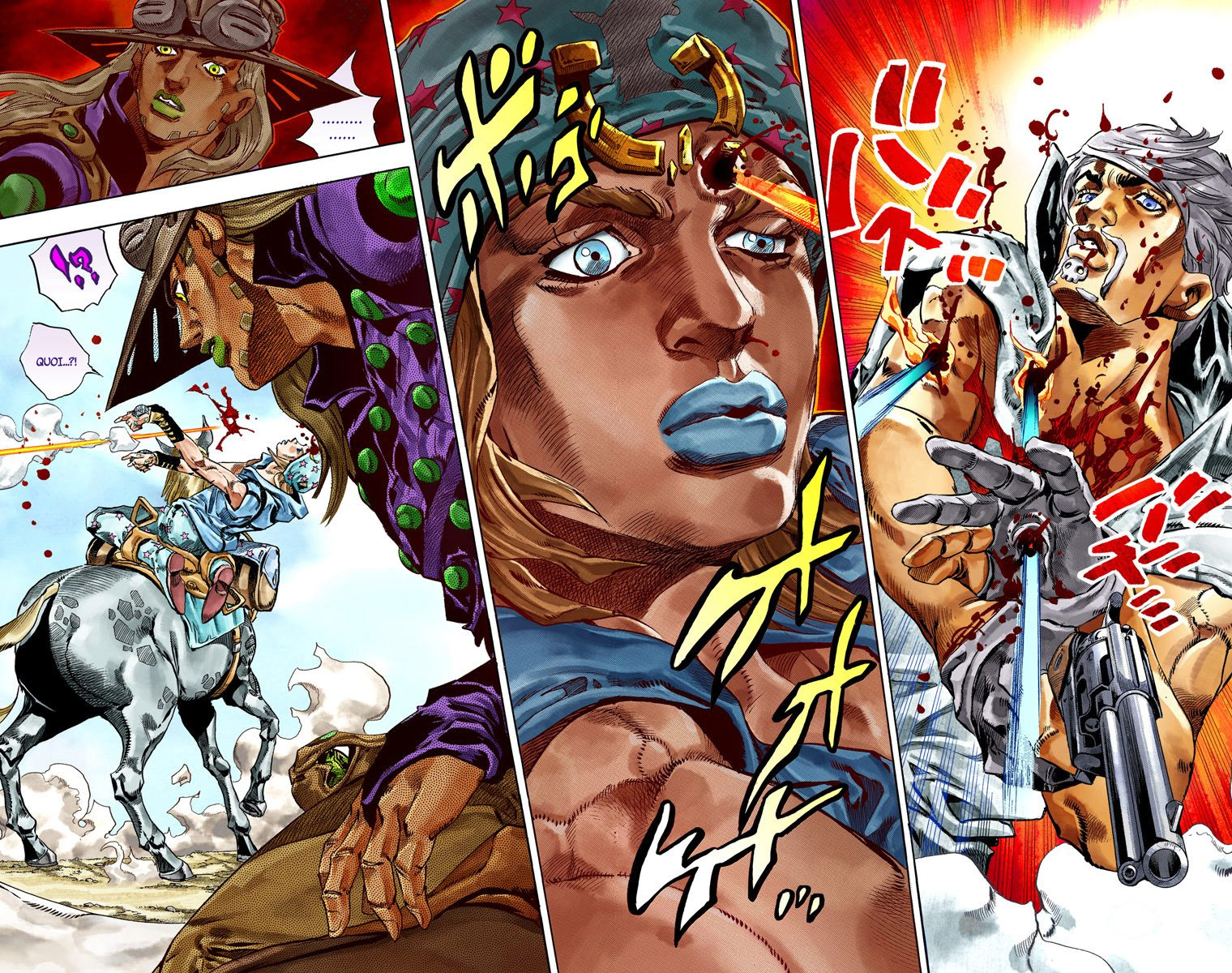 Read JoJo_s Bizarre Adventure Part 7 Steel Ball Run Official Colored FR Manga Online