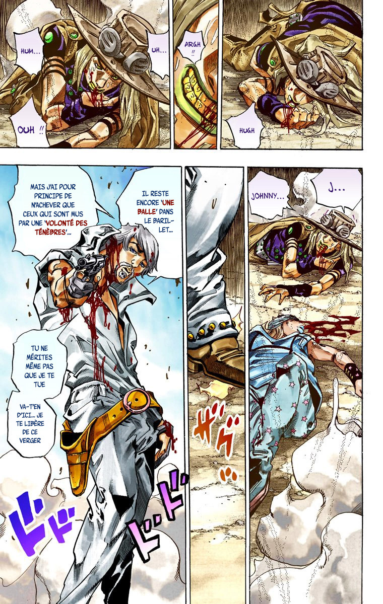 Read JoJo_s Bizarre Adventure Part 7 Steel Ball Run Official Colored FR Manga Online