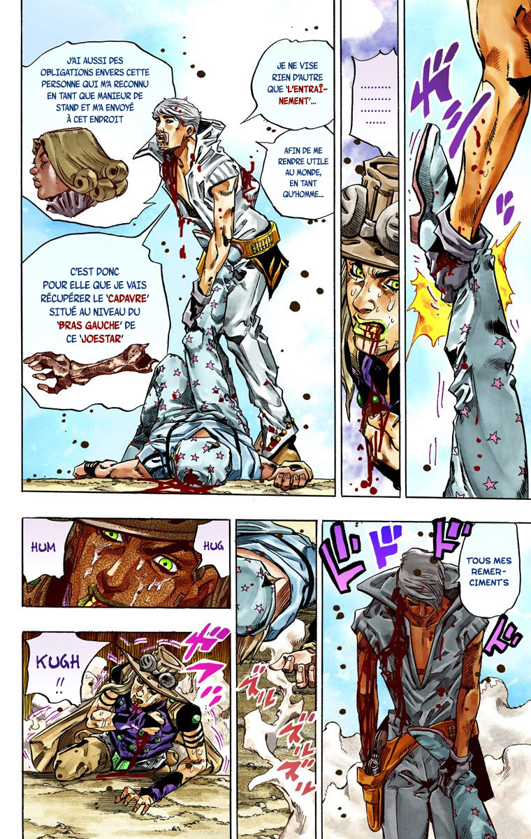 Read JoJo_s Bizarre Adventure Part 7 Steel Ball Run Official Colored FR Manga Online