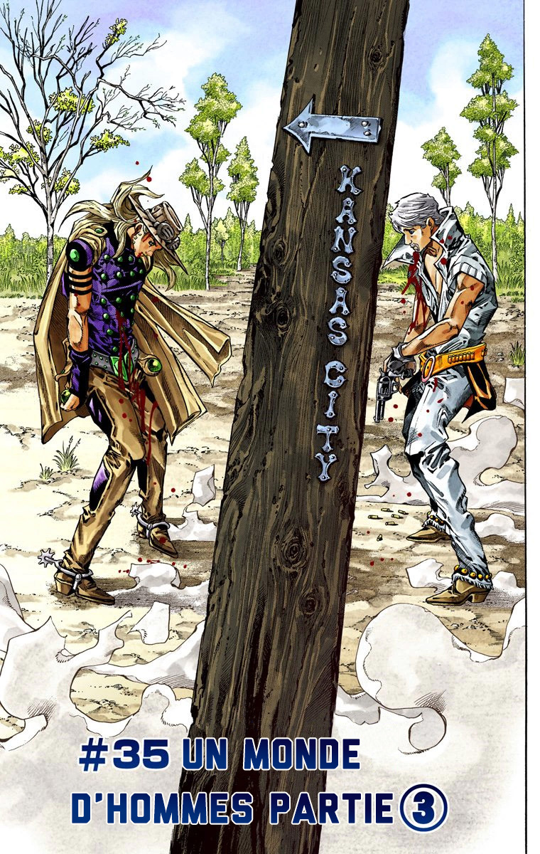 Read JoJo_s Bizarre Adventure Part 7 Steel Ball Run Official Colored FR Manga Online