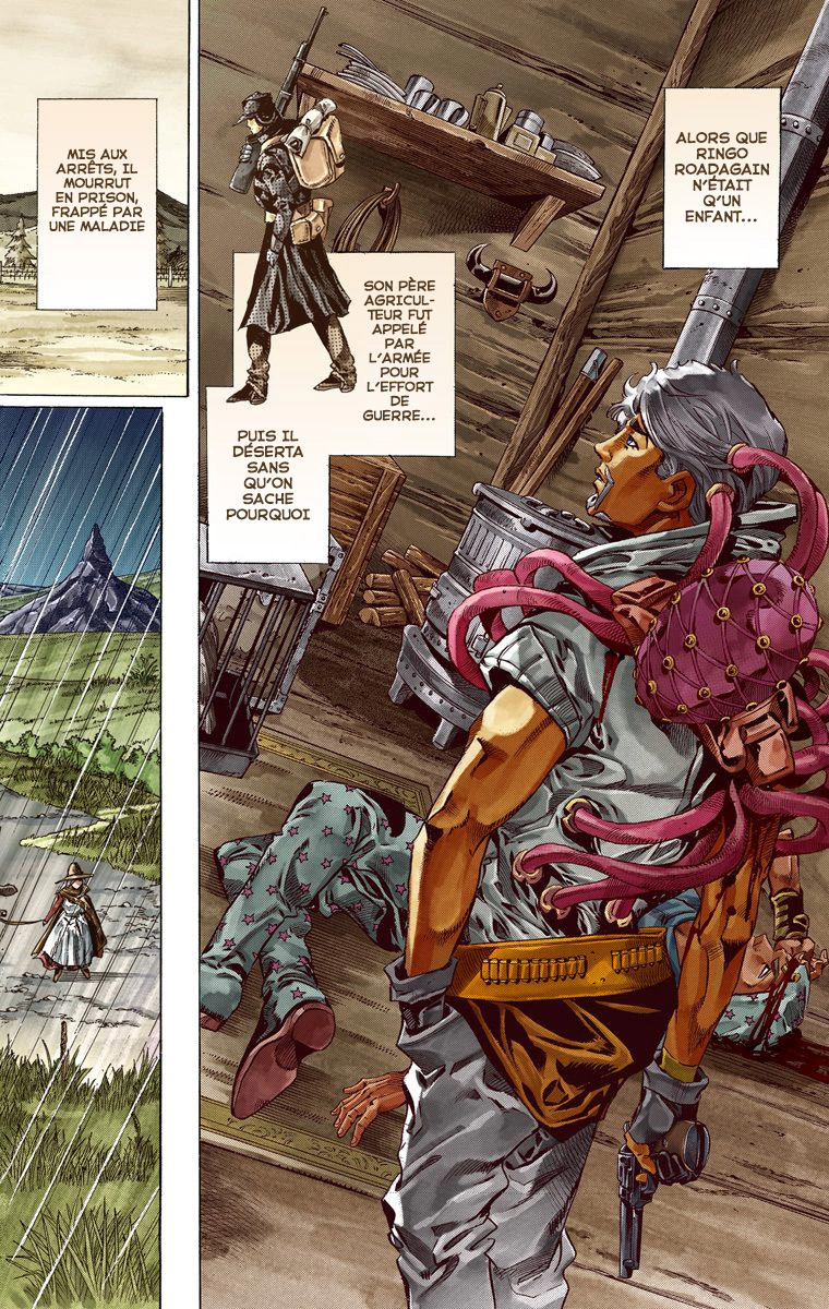 Read JoJo_s Bizarre Adventure Part 7 Steel Ball Run Official Colored FR Manga Online