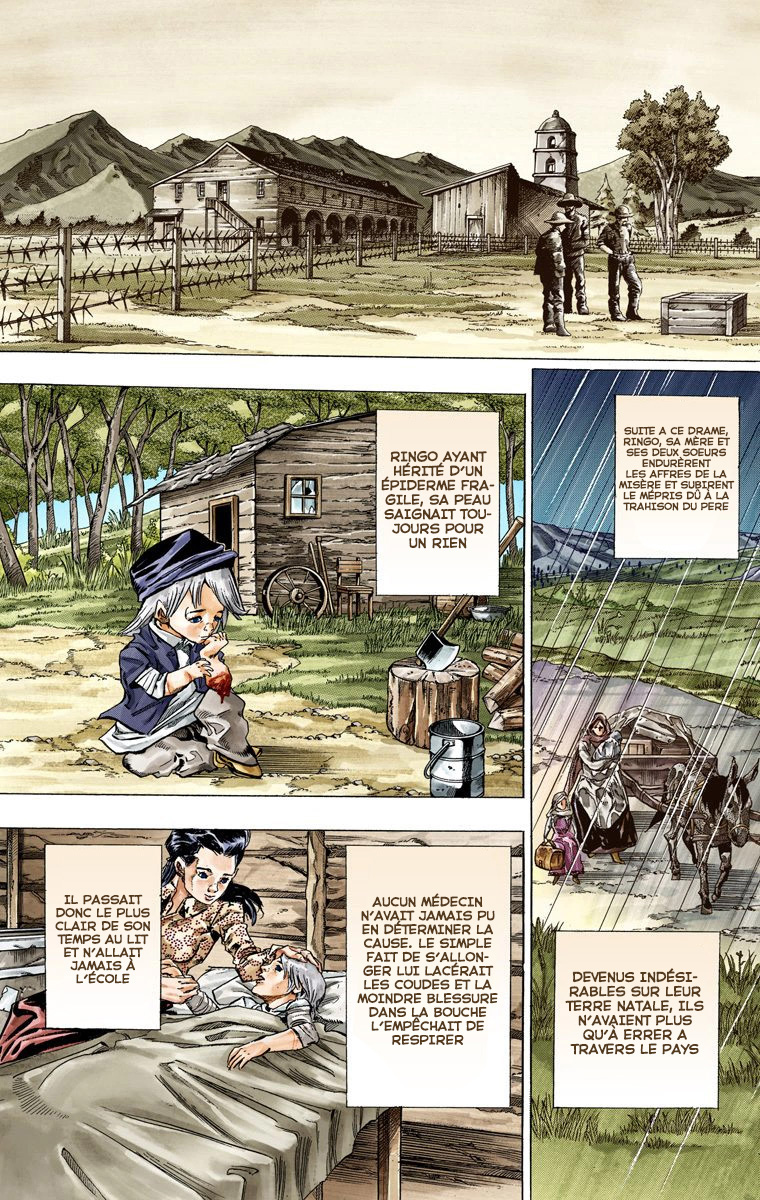 Read JoJo_s Bizarre Adventure Part 7 Steel Ball Run Official Colored FR Manga Online