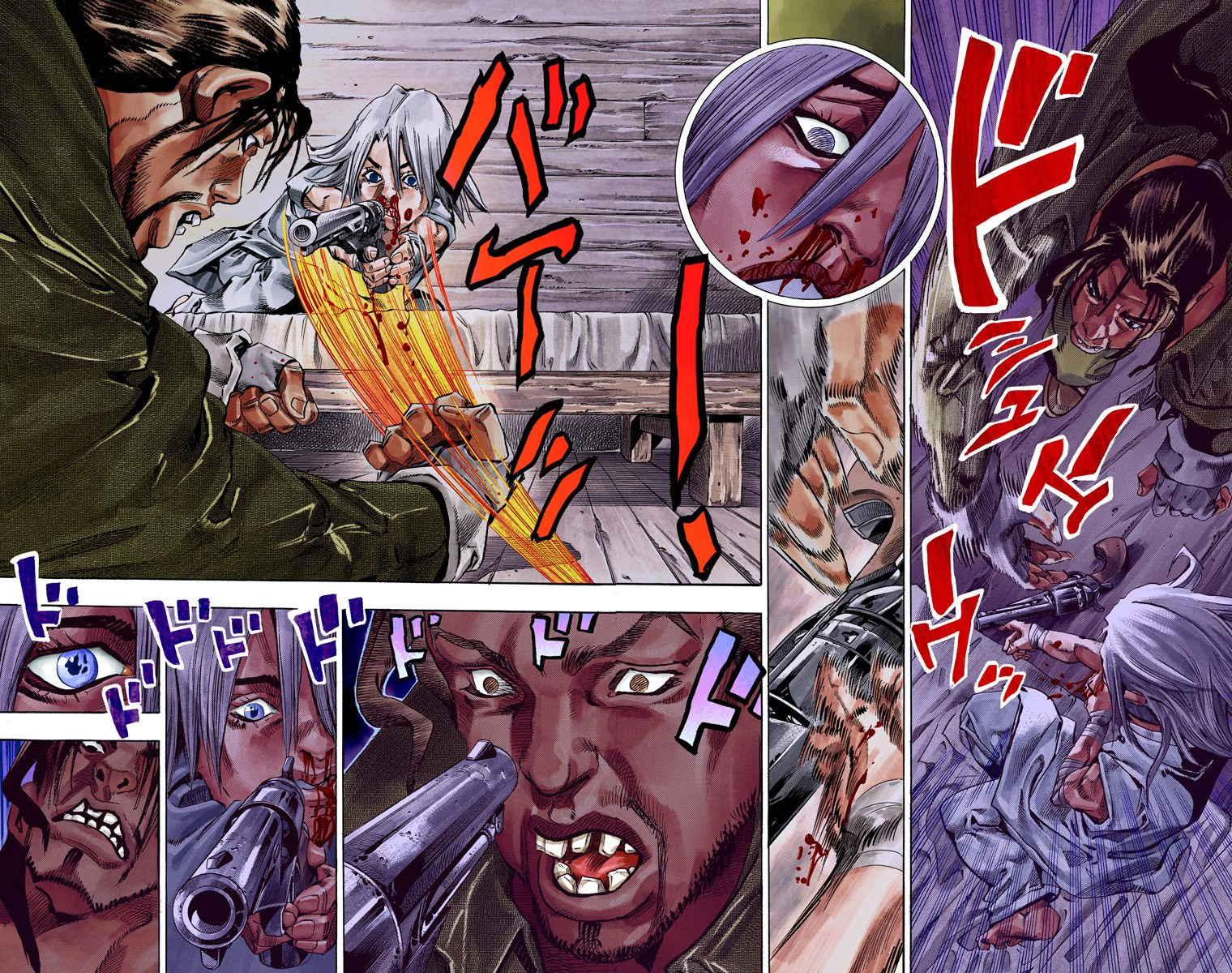Read JoJo_s Bizarre Adventure Part 7 Steel Ball Run Official Colored FR Manga Online