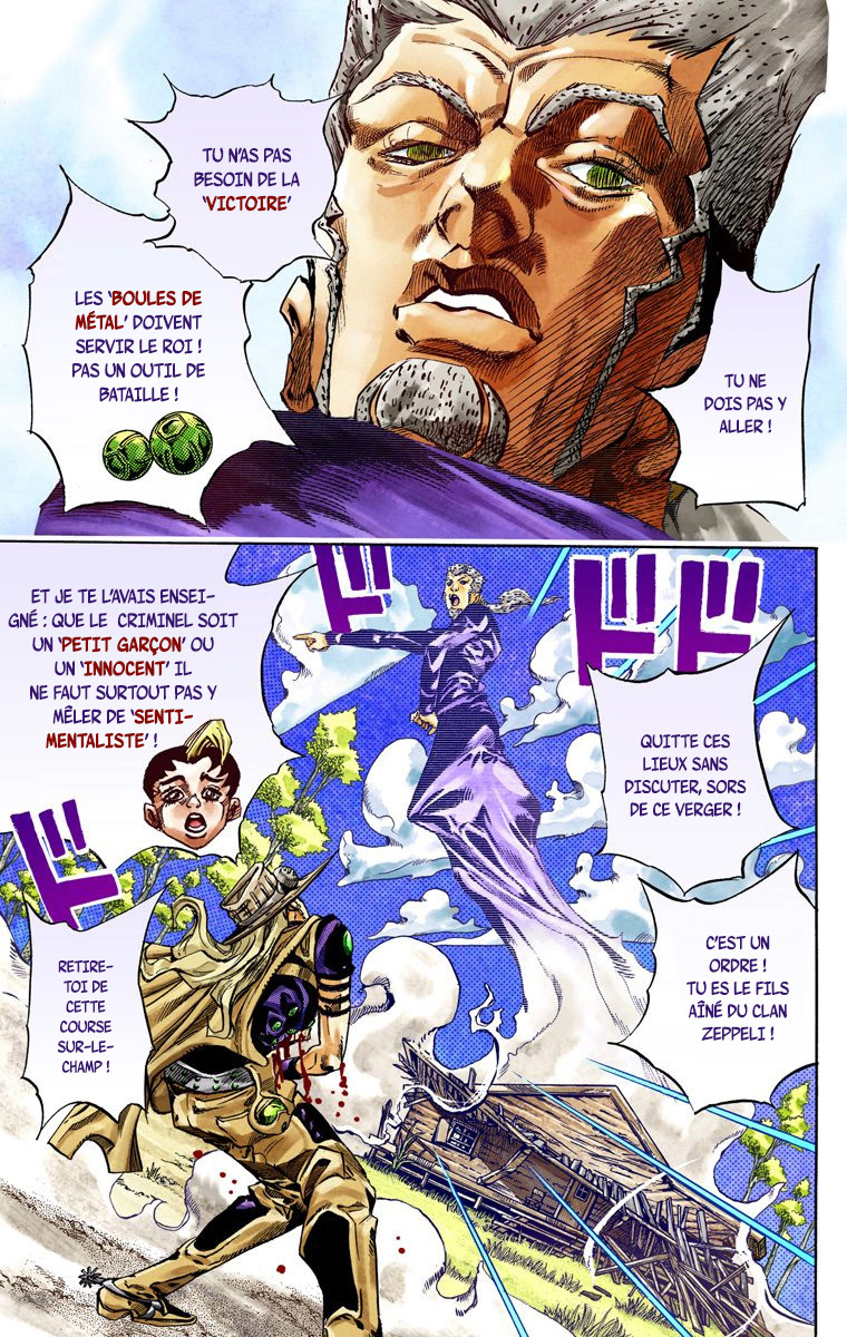 Read JoJo_s Bizarre Adventure Part 7 Steel Ball Run Official Colored FR Manga Online