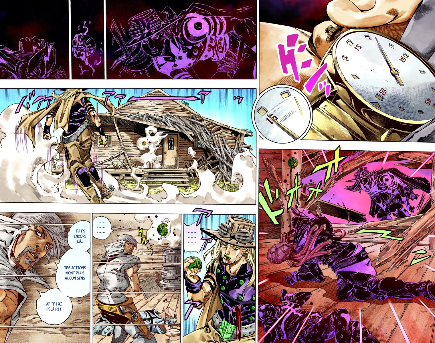 Read JoJo_s Bizarre Adventure Part 7 Steel Ball Run Official Colored FR Manga Online