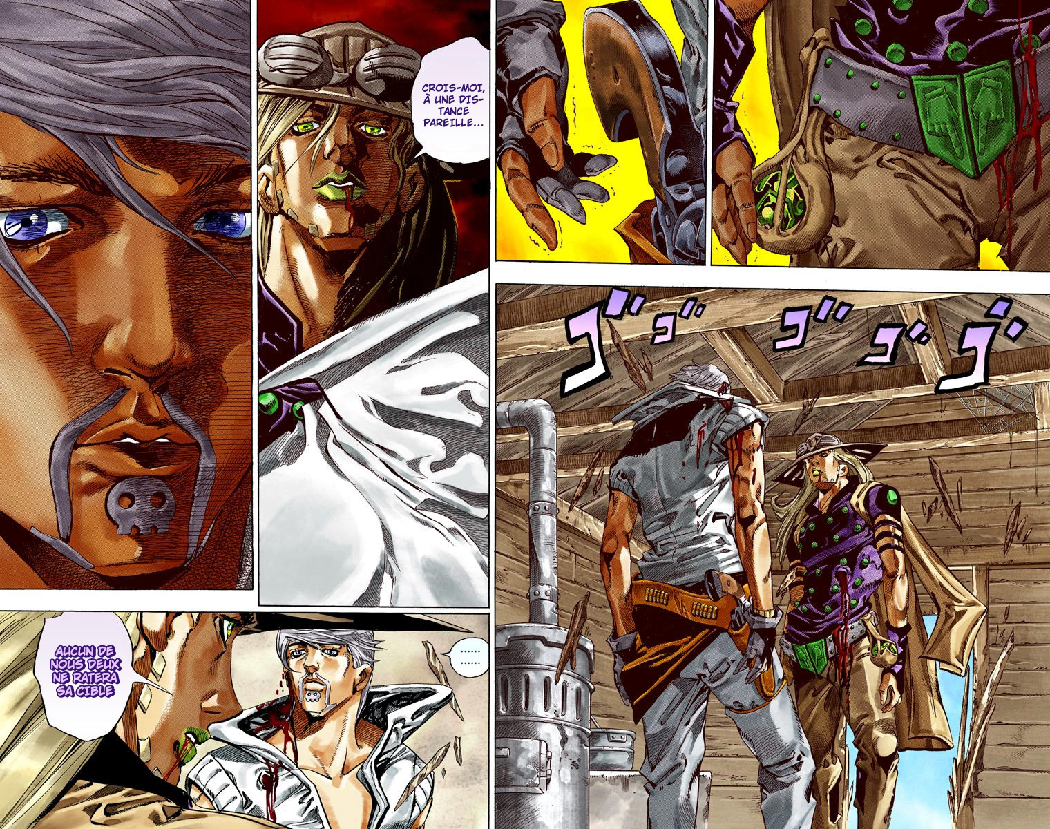 Read JoJo_s Bizarre Adventure Part 7 Steel Ball Run Official Colored FR Manga Online