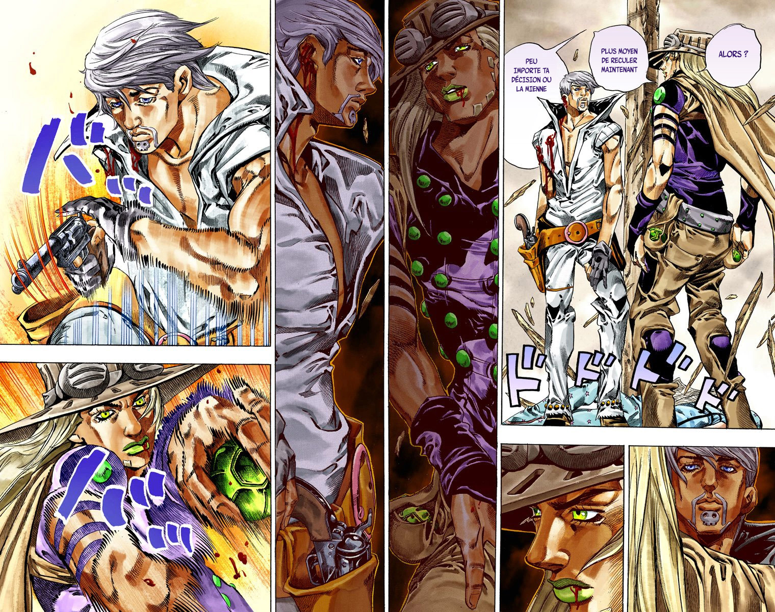 Read JoJo_s Bizarre Adventure Part 7 Steel Ball Run Official Colored FR Manga Online