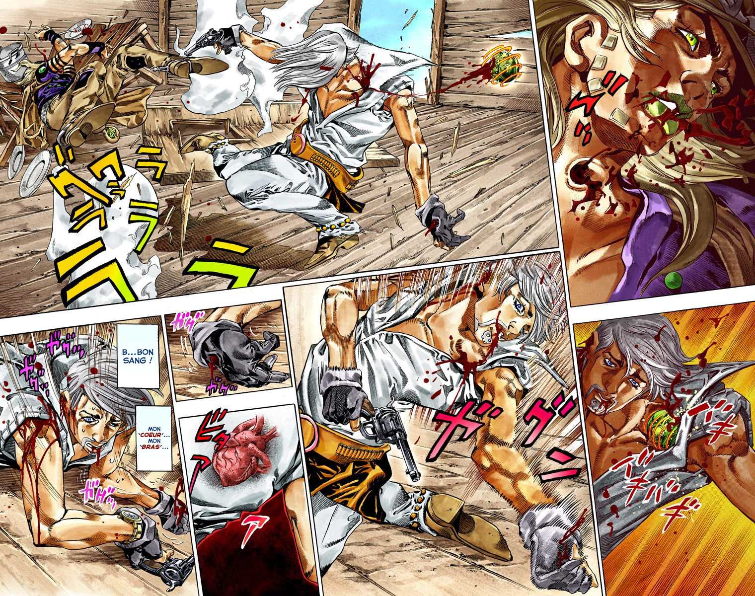 Read JoJo_s Bizarre Adventure Part 7 Steel Ball Run Official Colored FR Manga Online