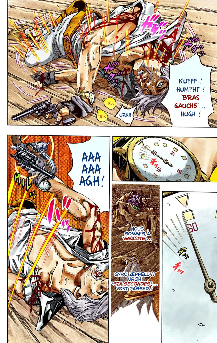 Read JoJo_s Bizarre Adventure Part 7 Steel Ball Run Official Colored FR Manga Online