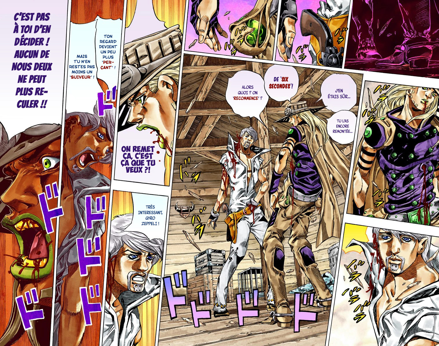 Read JoJo_s Bizarre Adventure Part 7 Steel Ball Run Official Colored FR Manga Online