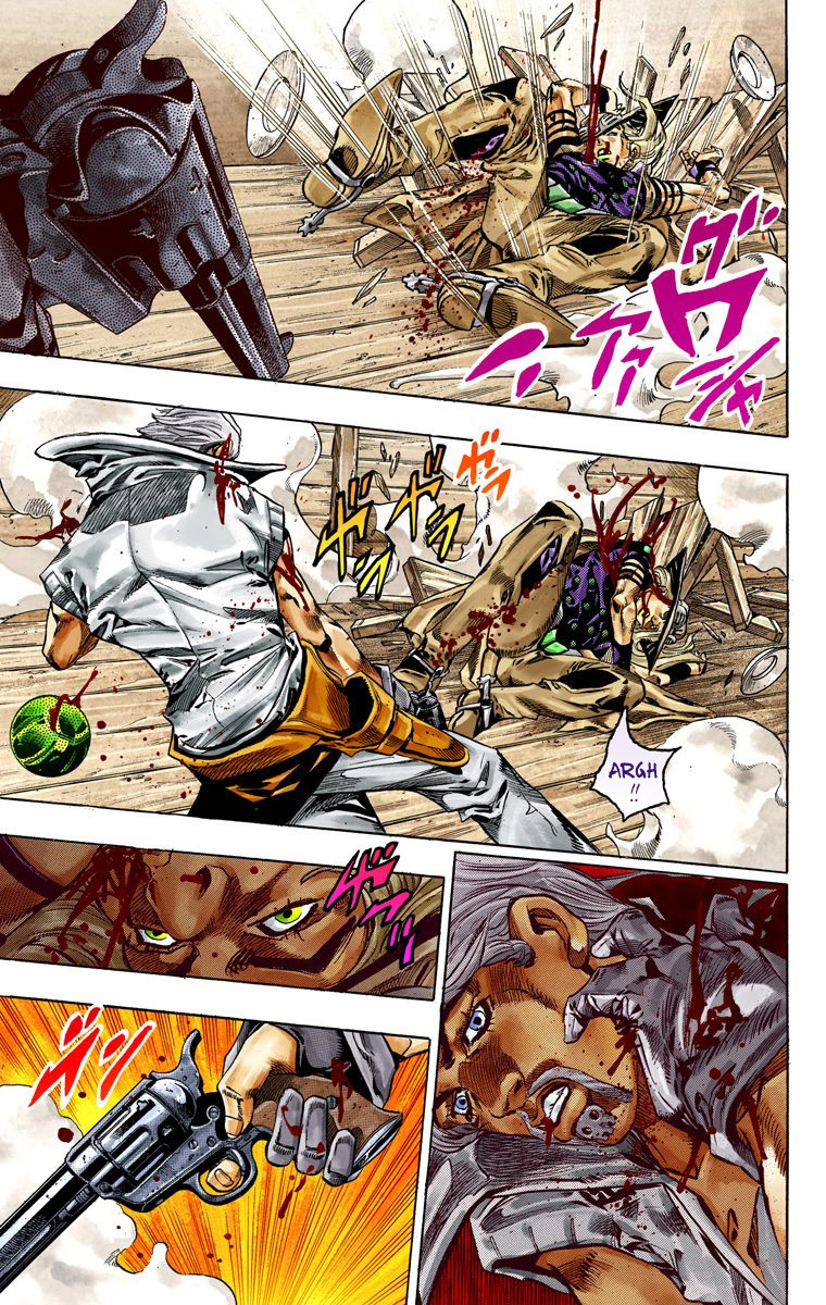Read JoJo_s Bizarre Adventure Part 7 Steel Ball Run Official Colored FR Manga Online