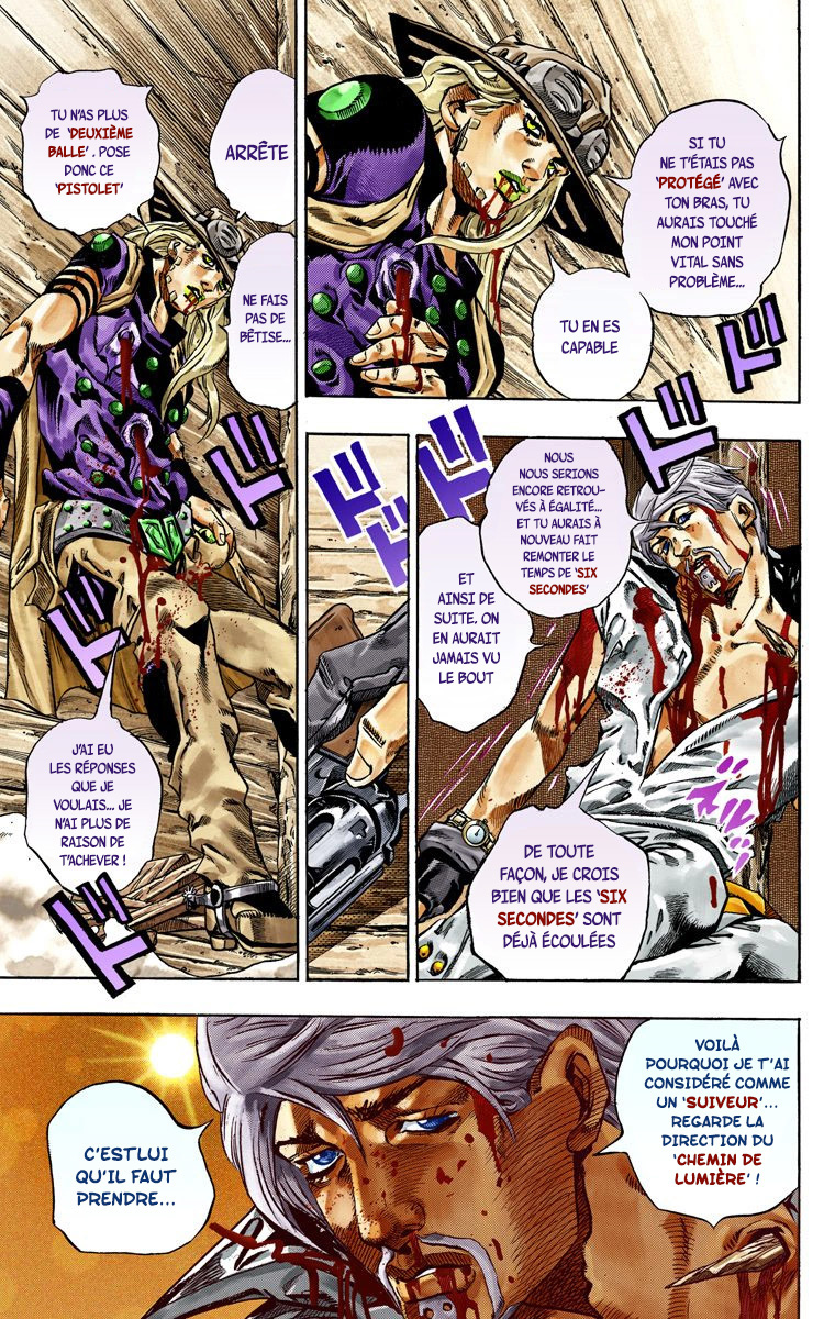Read JoJo_s Bizarre Adventure Part 7 Steel Ball Run Official Colored FR Manga Online