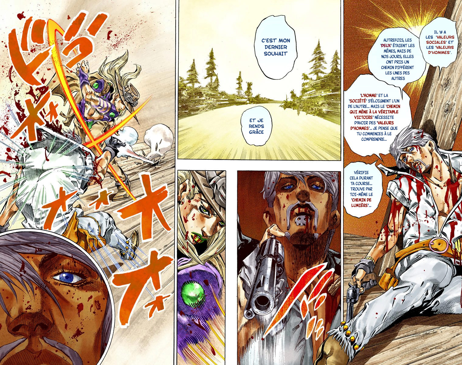 Read JoJo_s Bizarre Adventure Part 7 Steel Ball Run Official Colored FR Manga Online