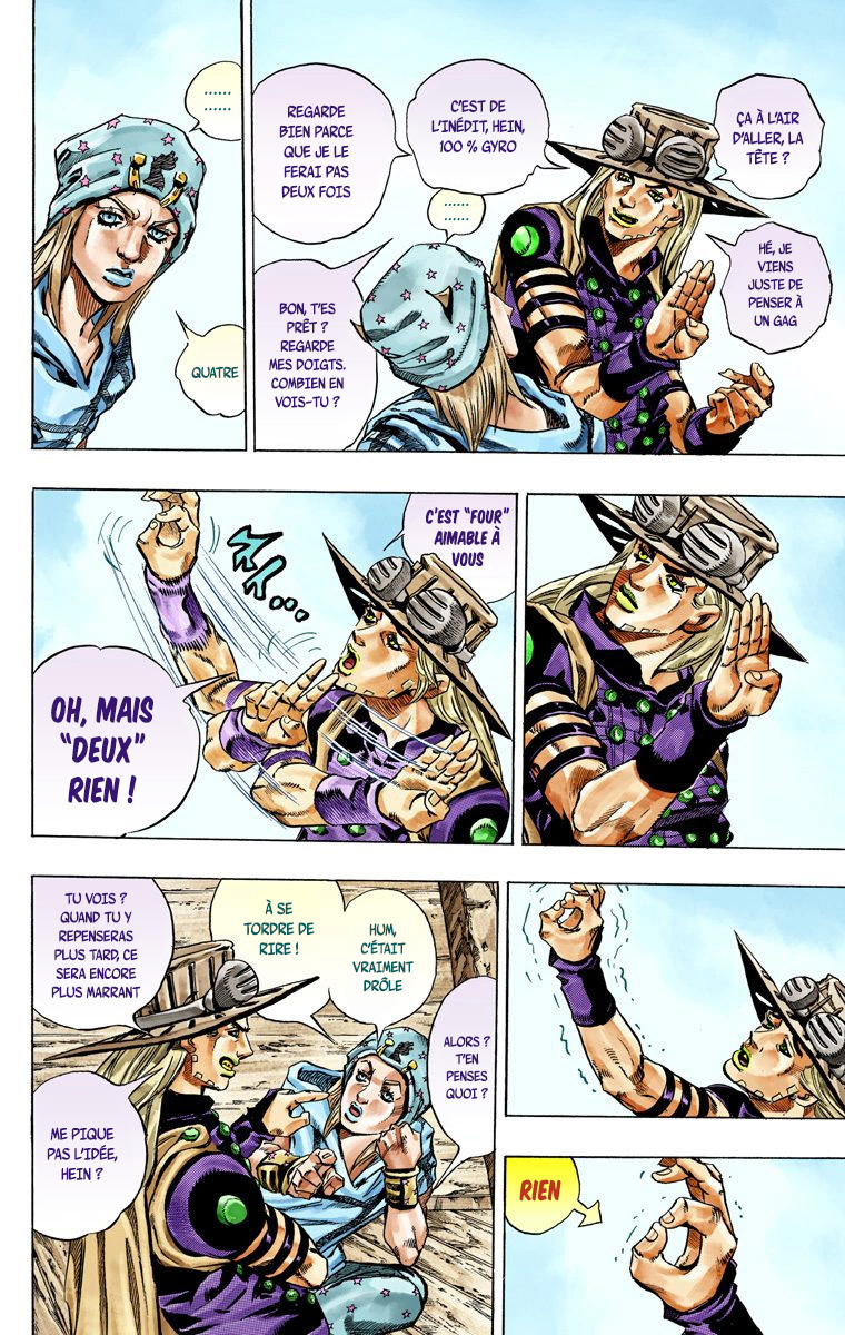 Read JoJo_s Bizarre Adventure Part 7 Steel Ball Run Official Colored FR Manga Online