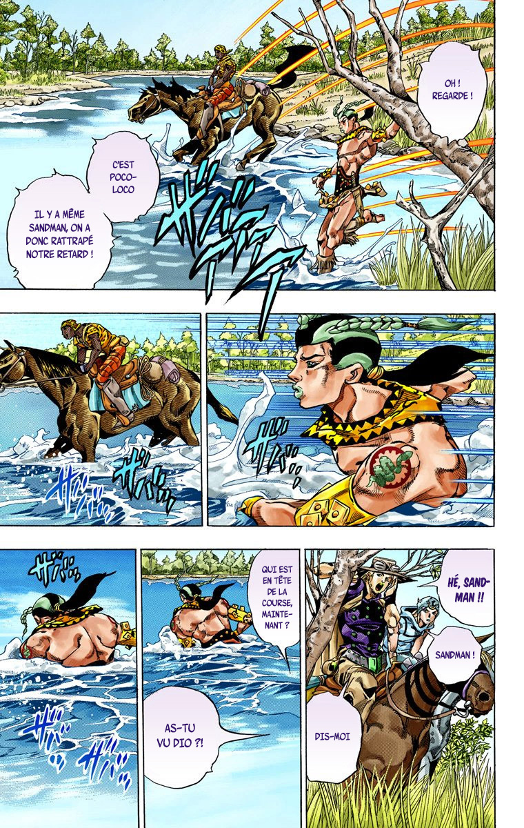 Read JoJo_s Bizarre Adventure Part 7 Steel Ball Run Official Colored FR Manga Online