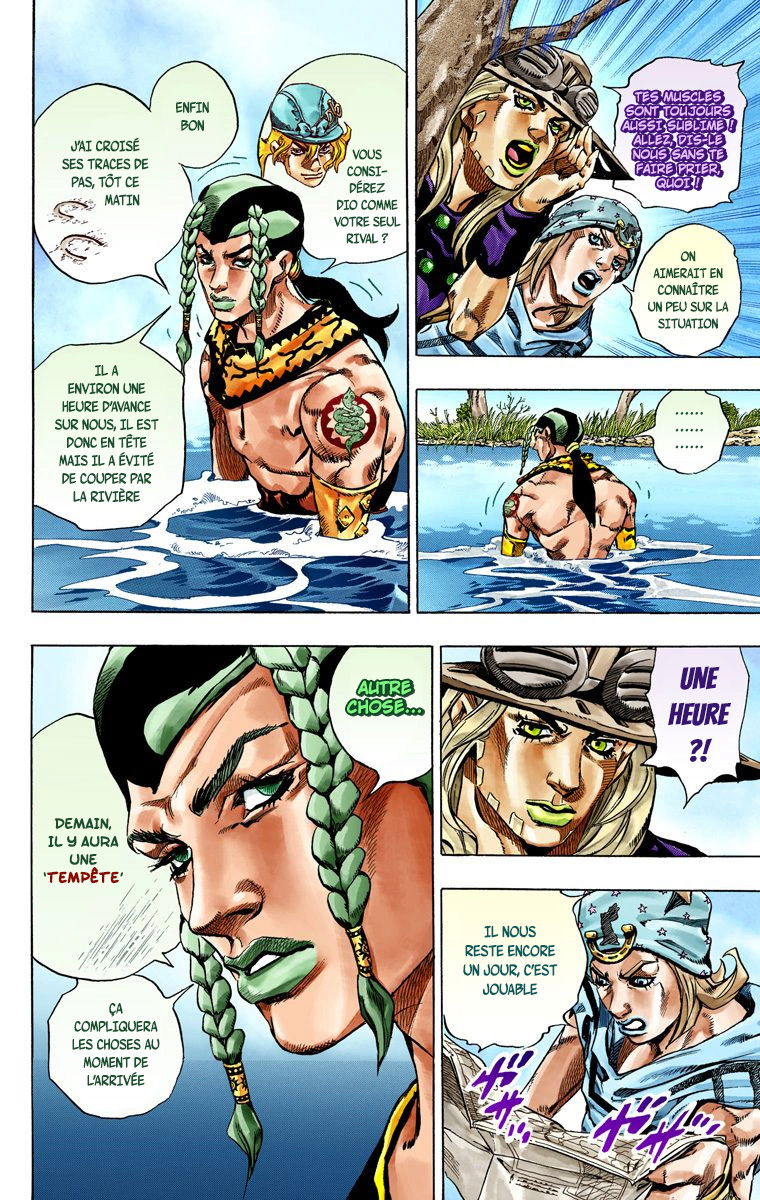 Read JoJo_s Bizarre Adventure Part 7 Steel Ball Run Official Colored FR Manga Online