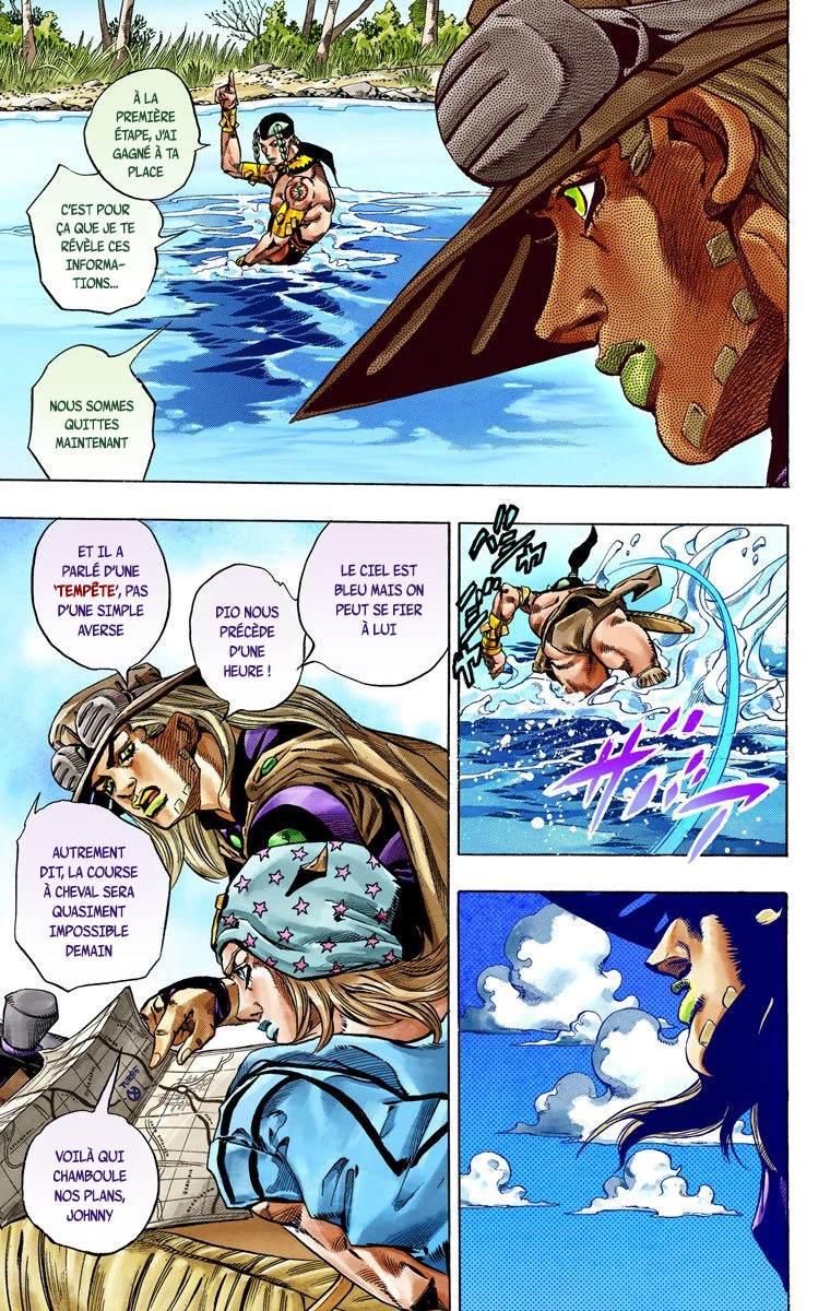 Read JoJo_s Bizarre Adventure Part 7 Steel Ball Run Official Colored FR Manga Online
