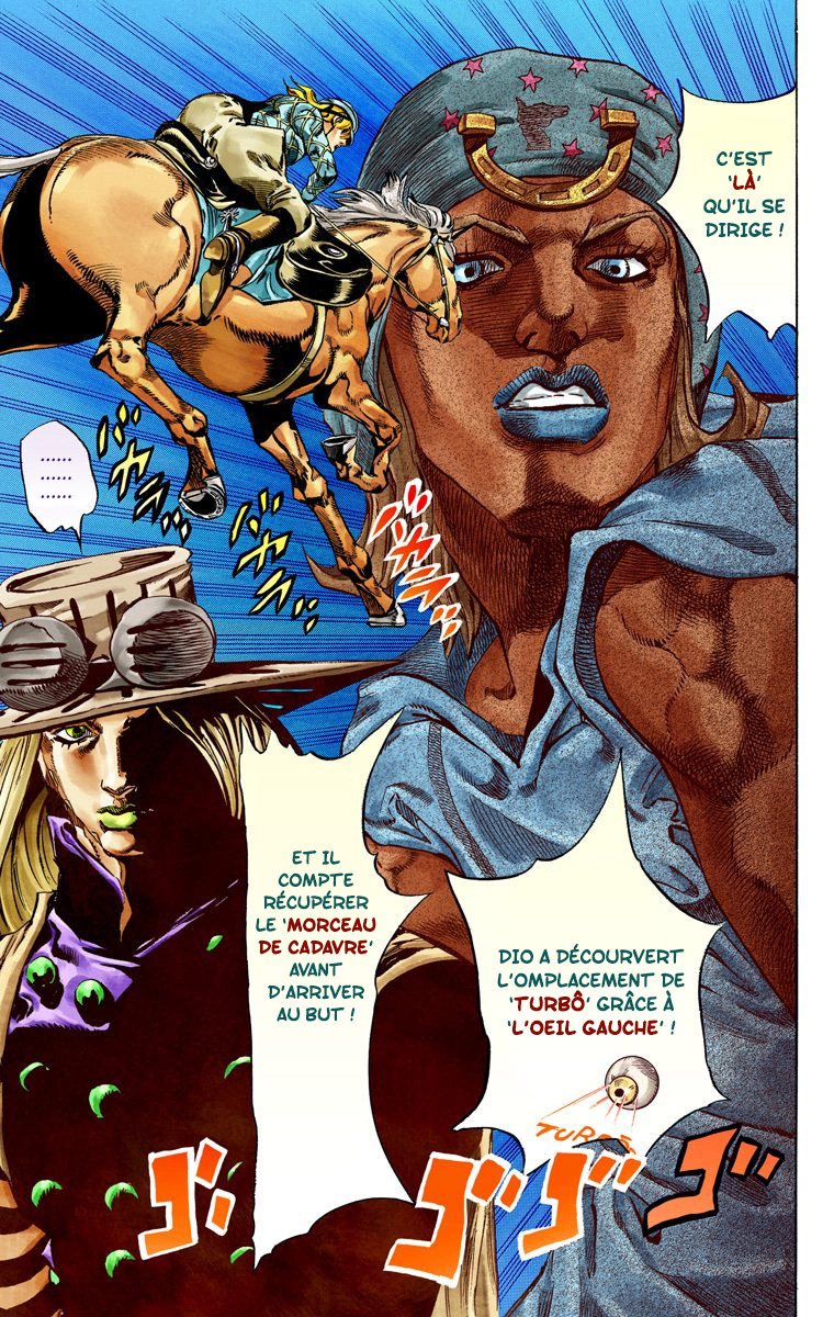 Read JoJo_s Bizarre Adventure Part 7 Steel Ball Run Official Colored FR Manga Online