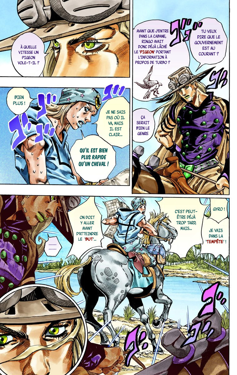 Read JoJo_s Bizarre Adventure Part 7 Steel Ball Run Official Colored FR Manga Online