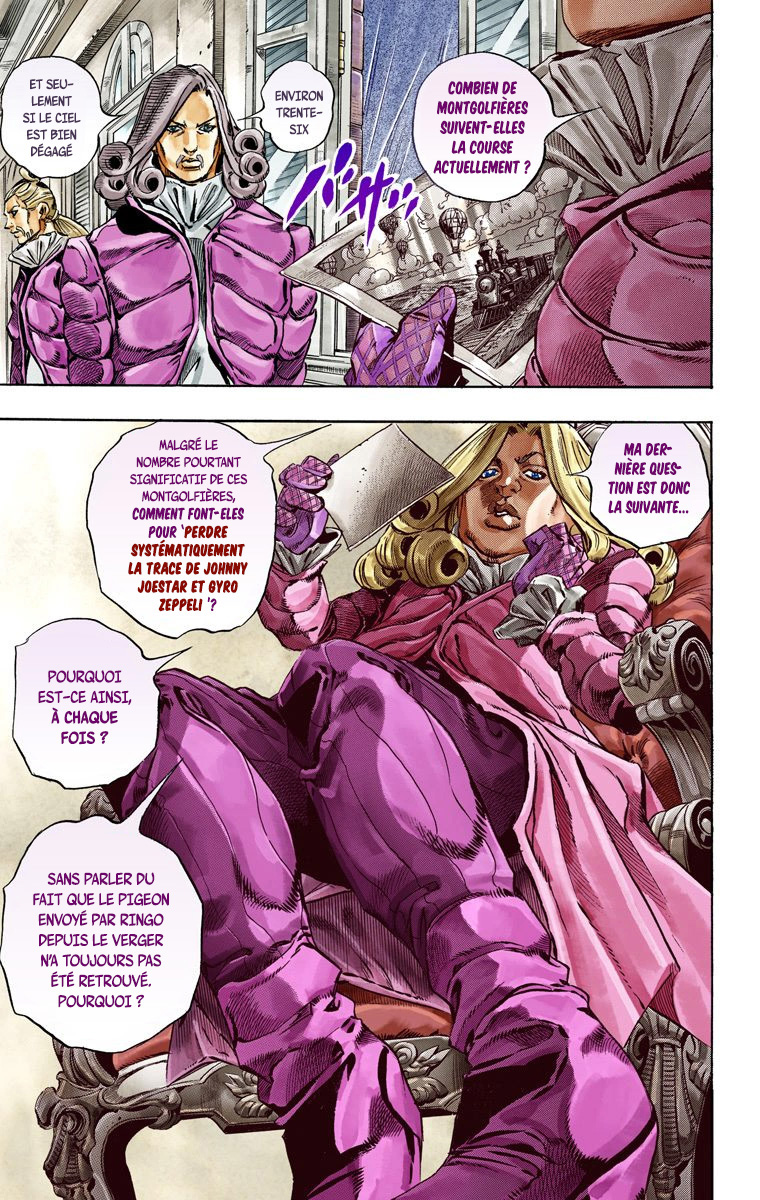 Read JoJo_s Bizarre Adventure Part 7 Steel Ball Run Official Colored FR Manga Online