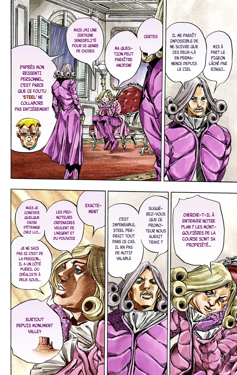 Read JoJo_s Bizarre Adventure Part 7 Steel Ball Run Official Colored FR Manga Online