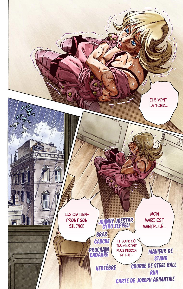 Read JoJo_s Bizarre Adventure Part 7 Steel Ball Run Official Colored FR Manga Online