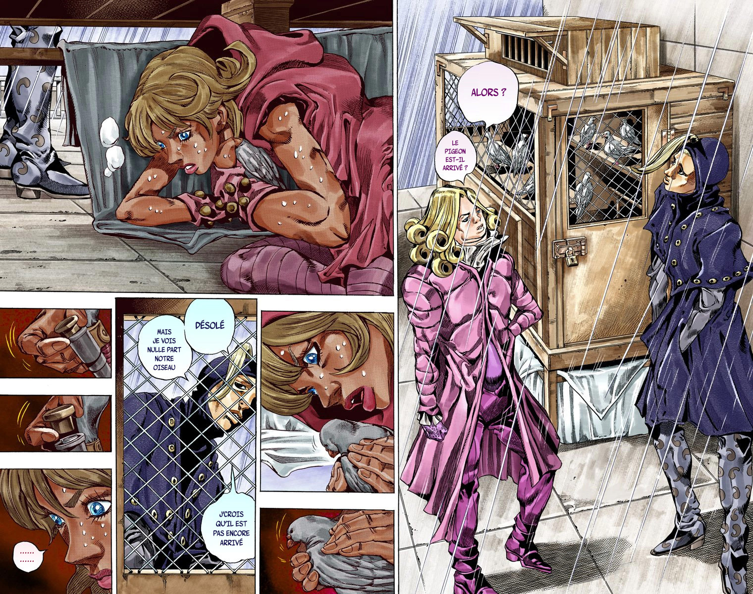 Read JoJo_s Bizarre Adventure Part 7 Steel Ball Run Official Colored FR Manga Online