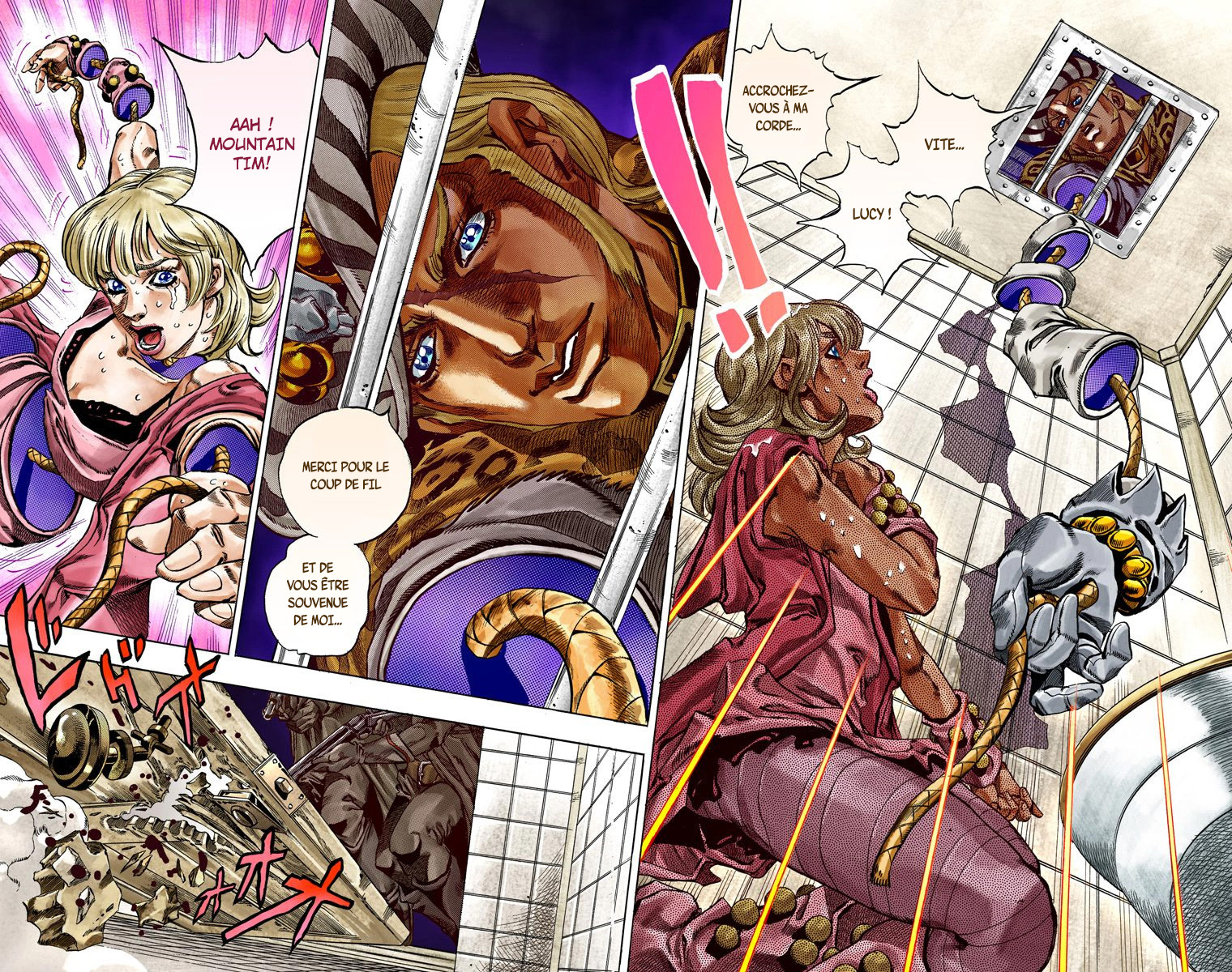 Read JoJo_s Bizarre Adventure Part 7 Steel Ball Run Official Colored FR Manga Online