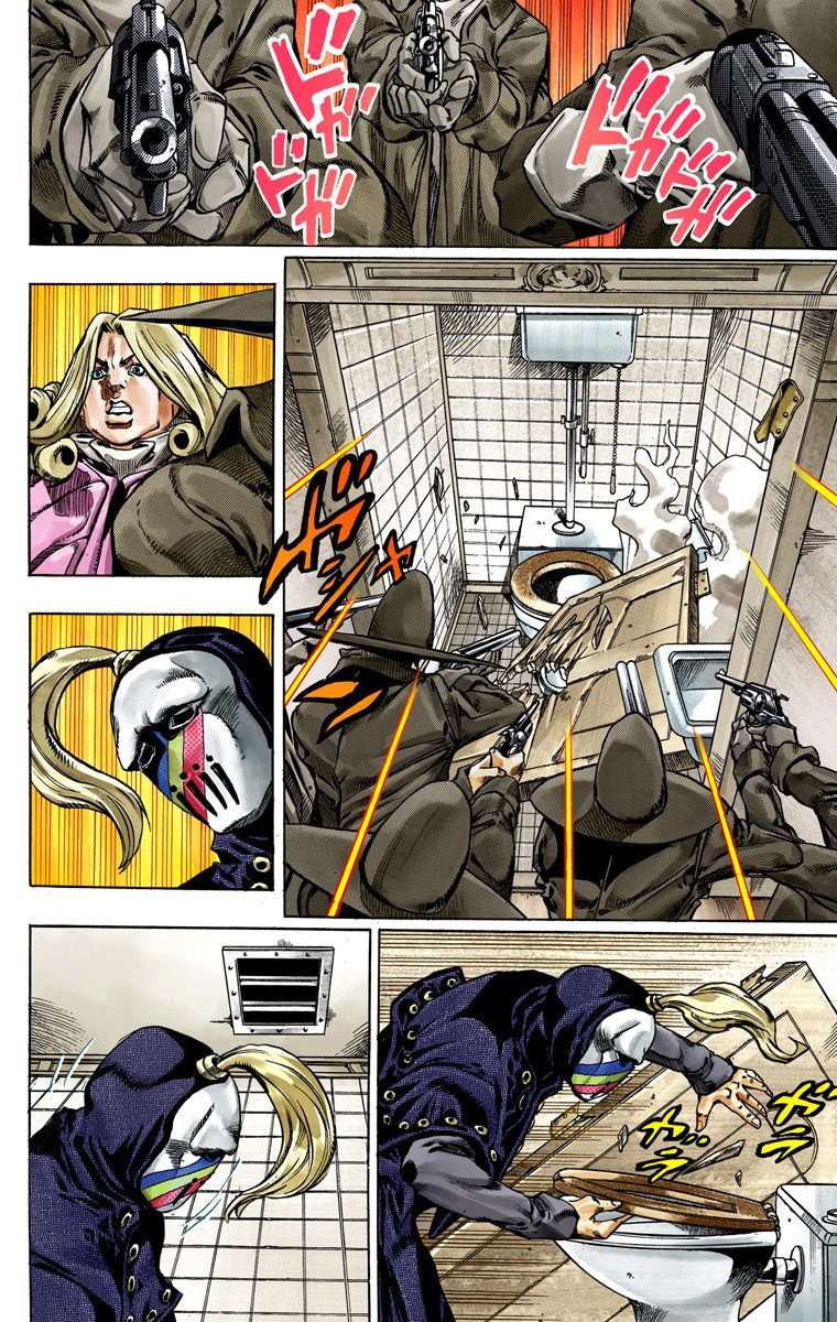 Read JoJo_s Bizarre Adventure Part 7 Steel Ball Run Official Colored FR Manga Online