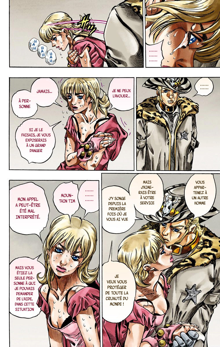 Read JoJo_s Bizarre Adventure Part 7 Steel Ball Run Official Colored FR Manga Online