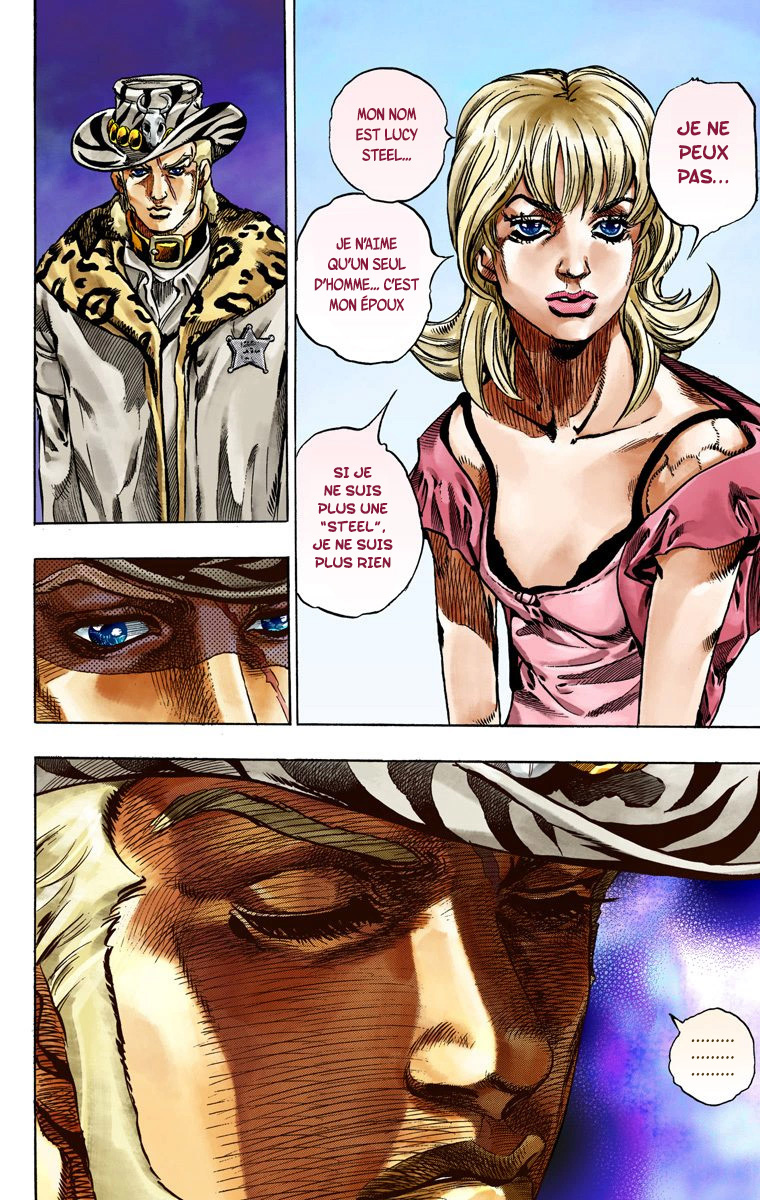 Read JoJo_s Bizarre Adventure Part 7 Steel Ball Run Official Colored FR Manga Online