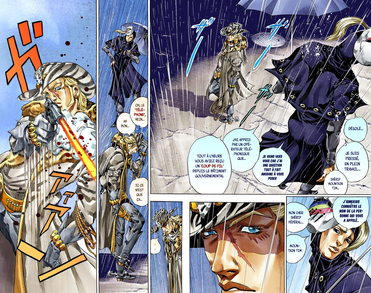 Read JoJo_s Bizarre Adventure Part 7 Steel Ball Run Official Colored FR Manga Online