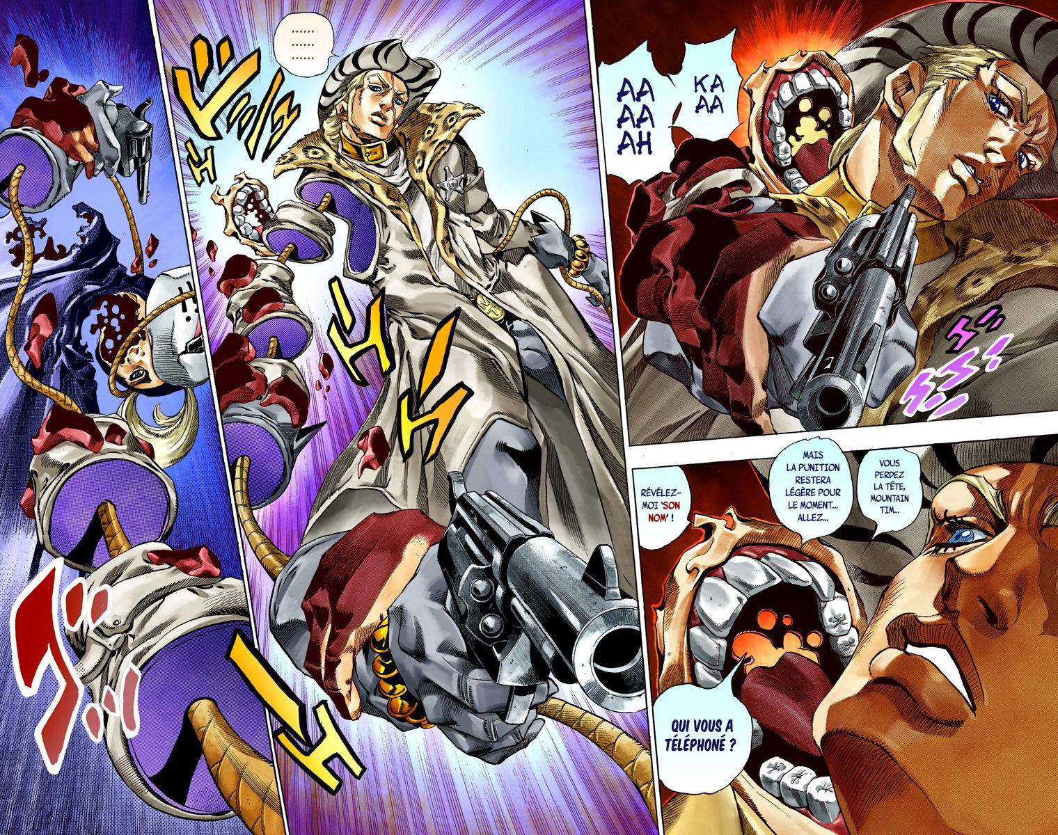 Read JoJo_s Bizarre Adventure Part 7 Steel Ball Run Official Colored FR Manga Online