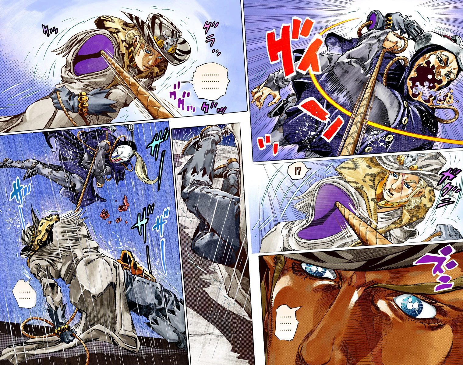 Read JoJo_s Bizarre Adventure Part 7 Steel Ball Run Official Colored FR Manga Online