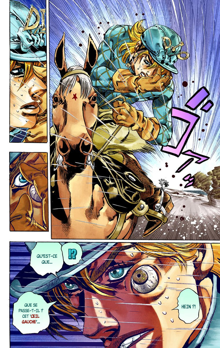 Read JoJo_s Bizarre Adventure Part 7 Steel Ball Run Official Colored FR Manga Online