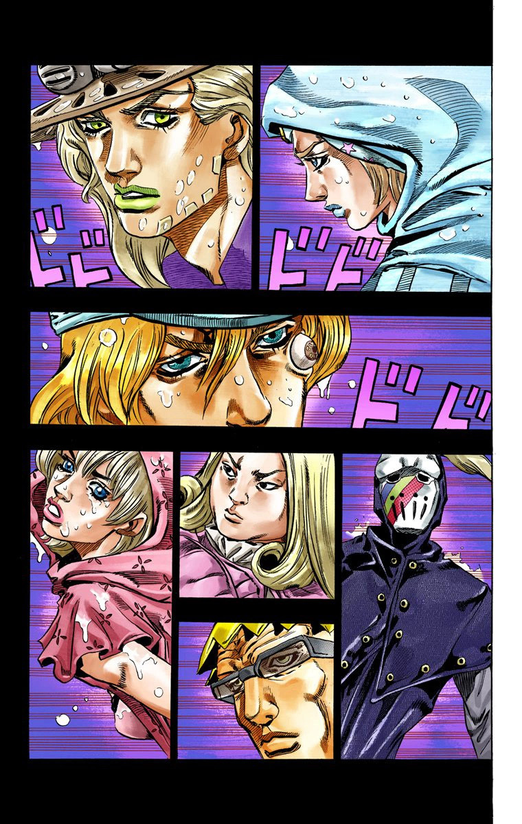 Read JoJo_s Bizarre Adventure Part 7 Steel Ball Run Official Colored FR Manga Online