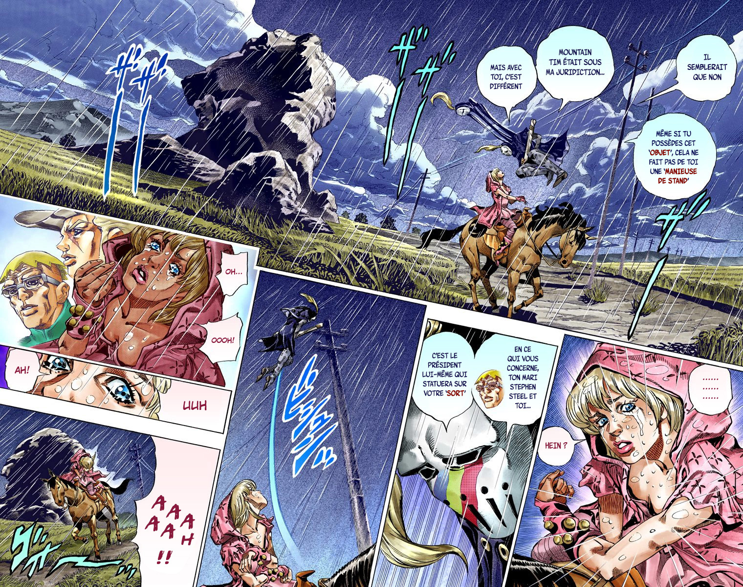 Read JoJo_s Bizarre Adventure Part 7 Steel Ball Run Official Colored FR Manga Online