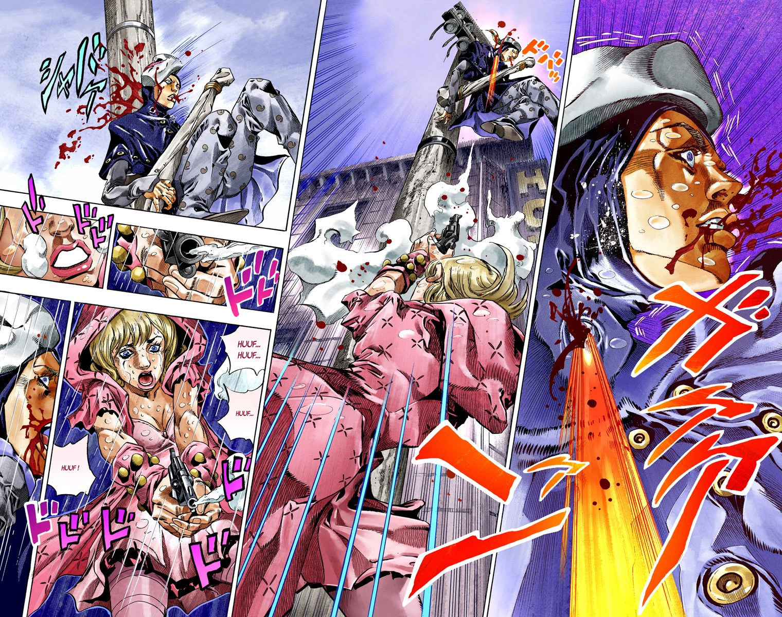 Read JoJo_s Bizarre Adventure Part 7 Steel Ball Run Official Colored FR Manga Online