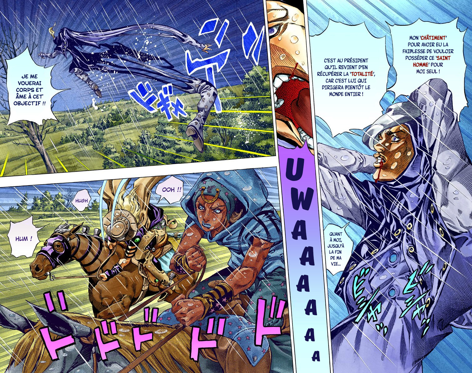 Read JoJo_s Bizarre Adventure Part 7 Steel Ball Run Official Colored FR Manga Online