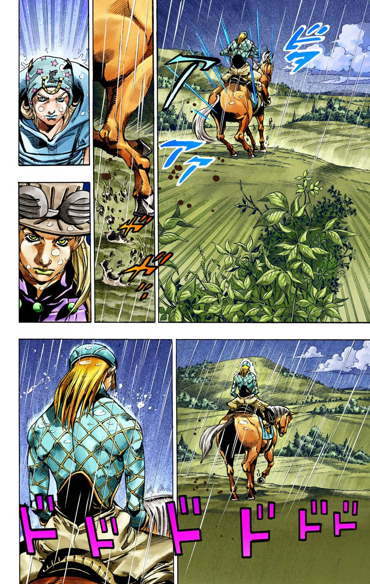 Read JoJo_s Bizarre Adventure Part 7 Steel Ball Run Official Colored FR Manga Online