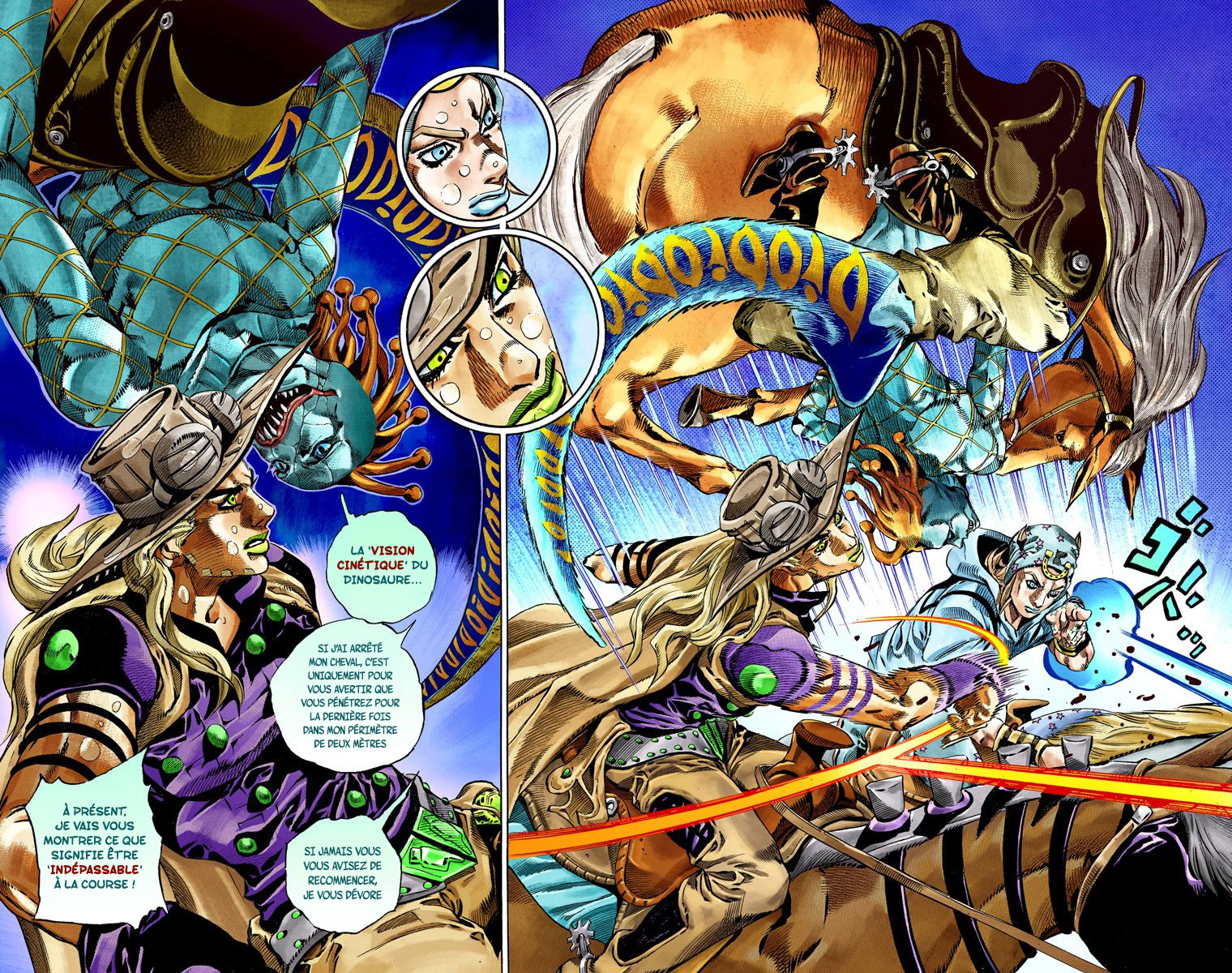 Read JoJo_s Bizarre Adventure Part 7 Steel Ball Run Official Colored FR Manga Online