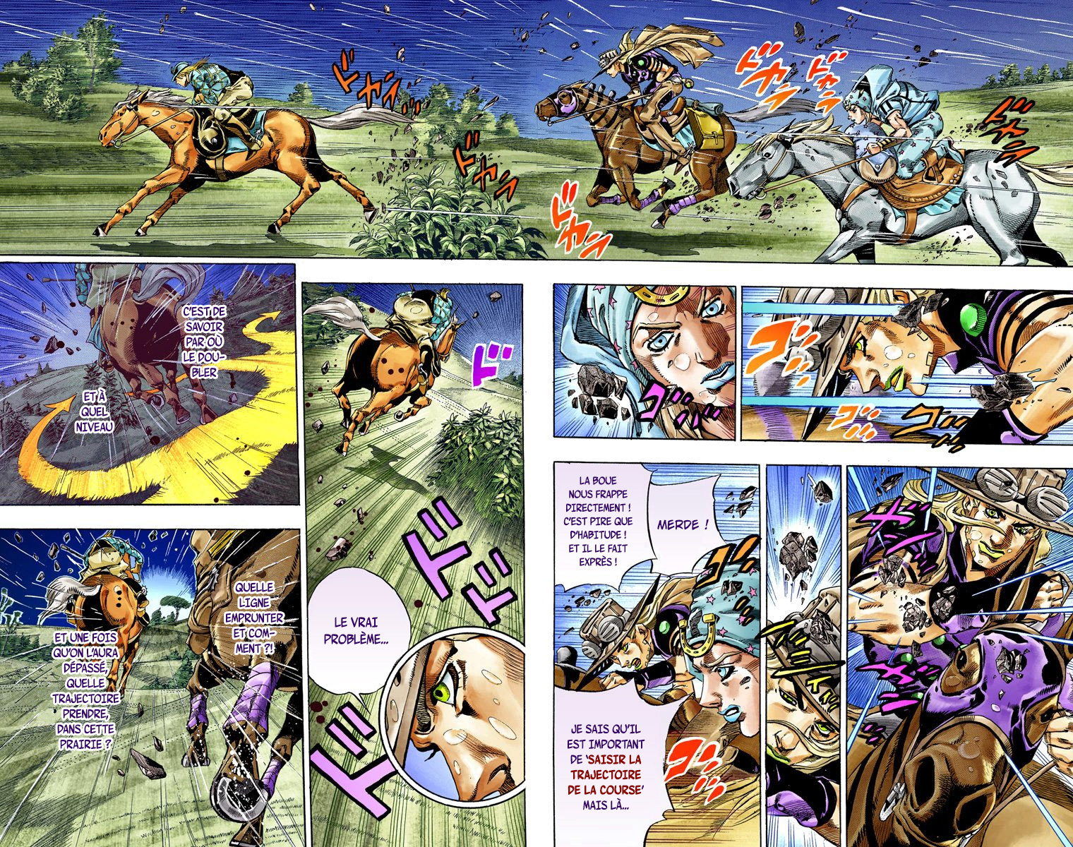 Read JoJo_s Bizarre Adventure Part 7 Steel Ball Run Official Colored FR Manga Online