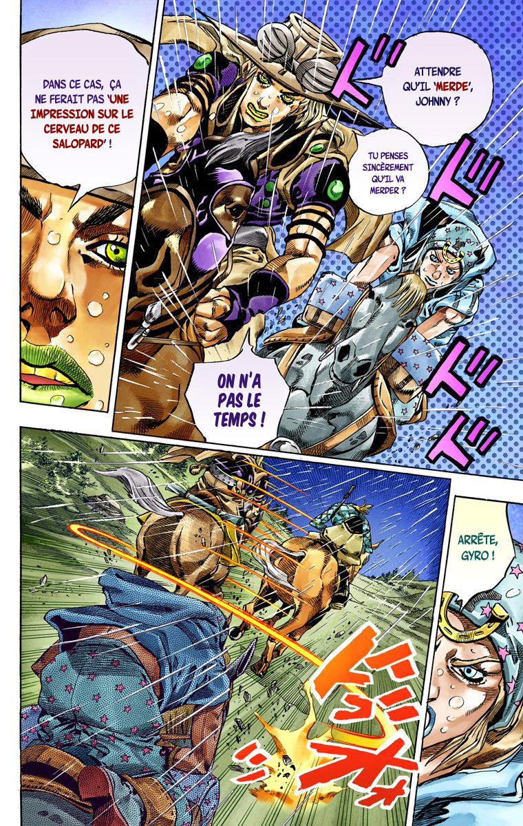 Read JoJo_s Bizarre Adventure Part 7 Steel Ball Run Official Colored FR Manga Online
