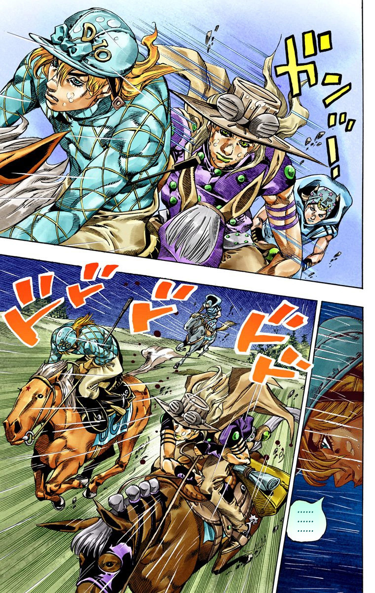 Read JoJo_s Bizarre Adventure Part 7 Steel Ball Run Official Colored FR Manga Online