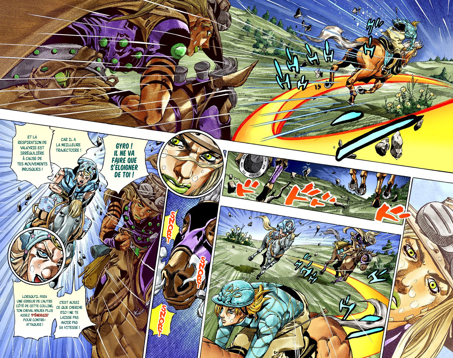 Read JoJo_s Bizarre Adventure Part 7 Steel Ball Run Official Colored FR Manga Online